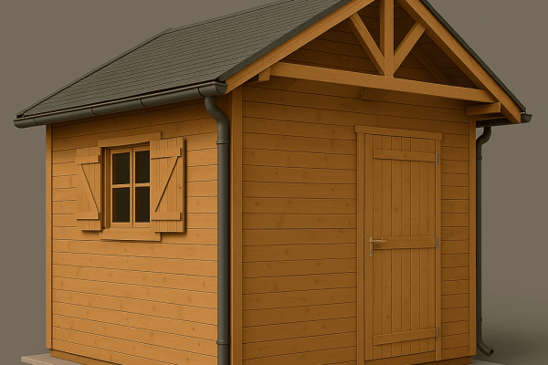 Szopa ogrodowa 2,5x4m